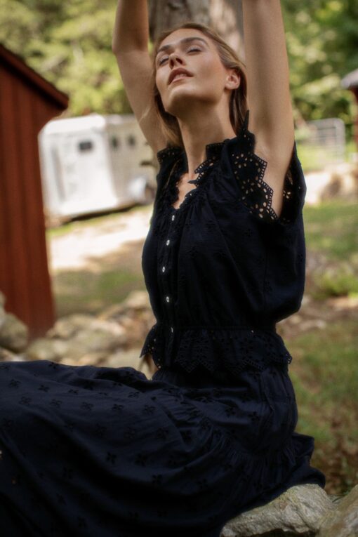 Erin Top - Black Eyelet - Image 3