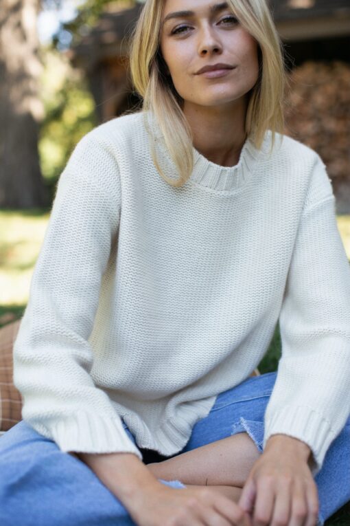 Winter Beach Sweater - Ivory - Image 3