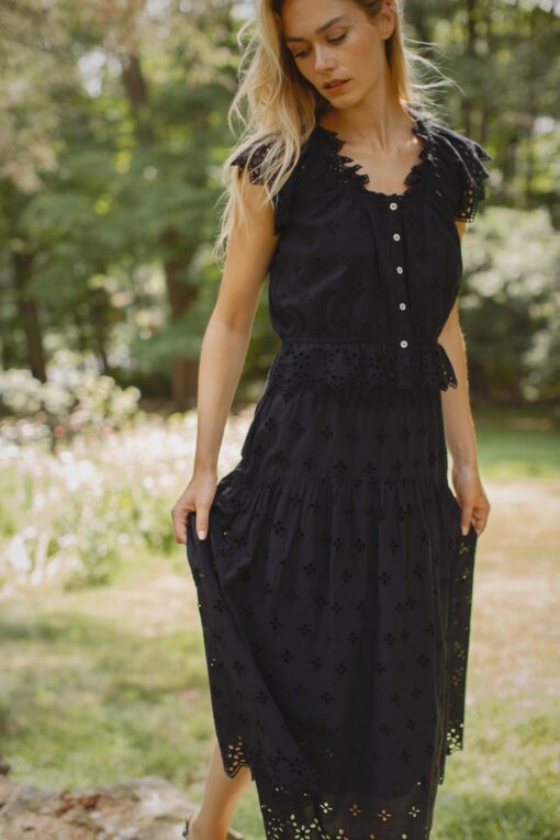 Erin Top - Black Eyelet - Image 2