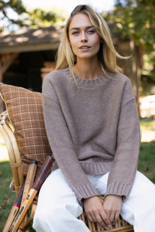 Winter Beach Sweater - Mocha